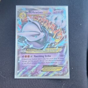 RARE Mega Mewtwo EX Pokémon Card